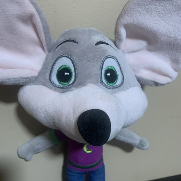 Chuck E Cheese Pizza Mouse 11" Plush Stuffed Animal Toy Chuck E Doll - Picture 2 of 4